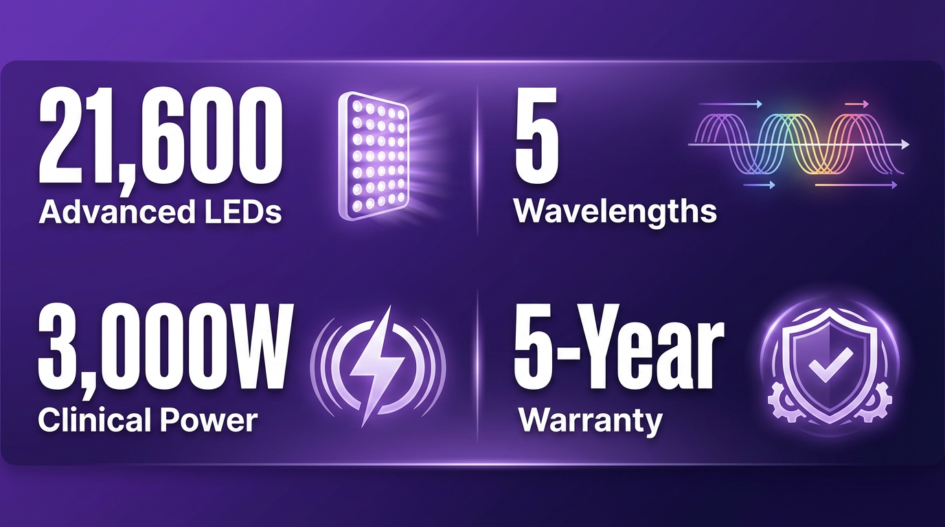 R4 Professional Red Light Therapy Bed