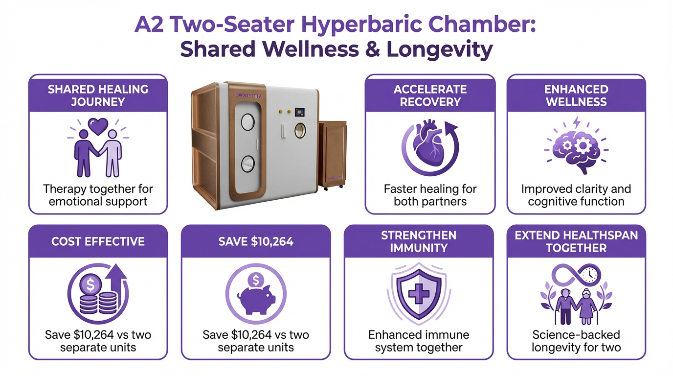 A2 Two-Seater Professional Hard Hyperbaric Chamber 2ATA