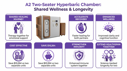 A2 Two-Seater Professional Hard Hyperbaric Chamber 2ATA