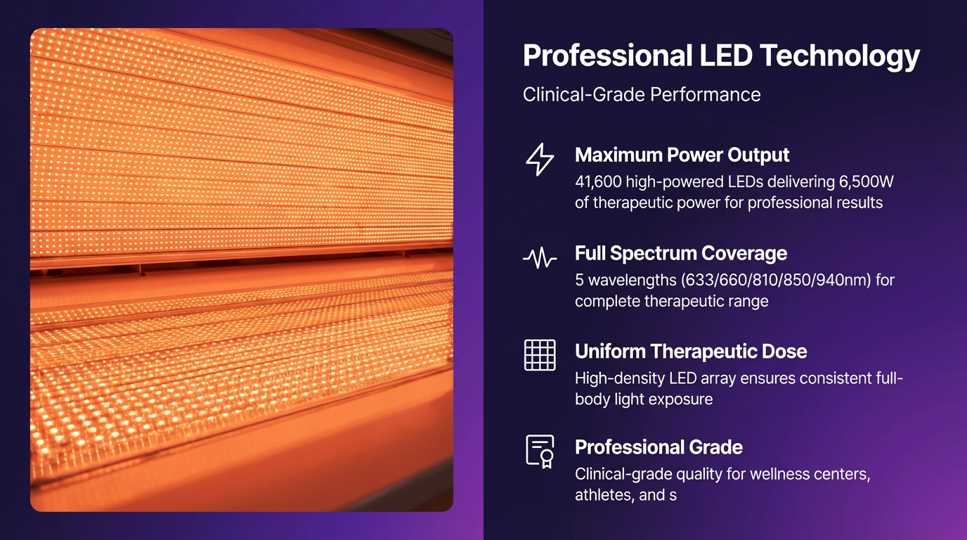 R6 Professional Grade Red Light Bed