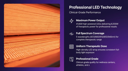 R6 Professional Grade Red Light Bed